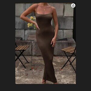 Brown Maxi Dress l Medium NWT
